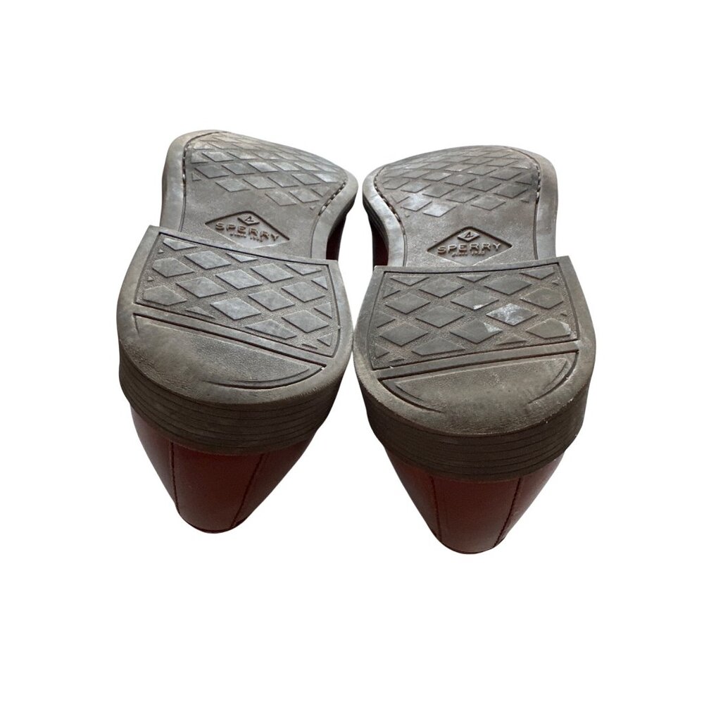 Sperry Men's Brown Leather Penny Loafers - Picture 8 of 8